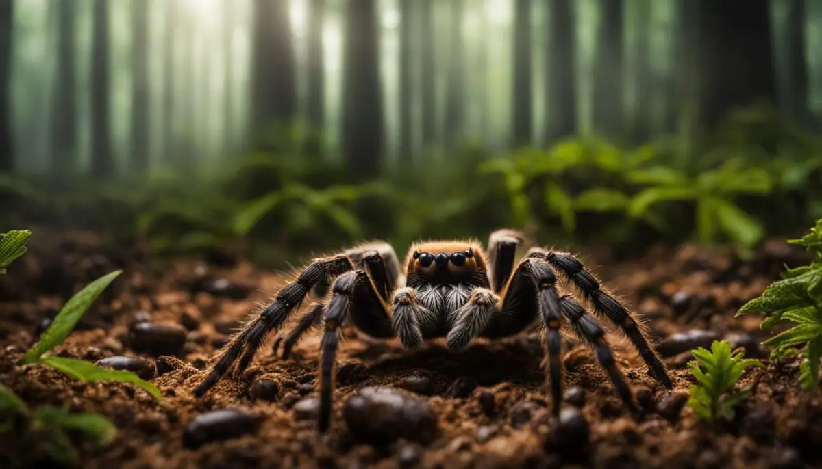 ant consumption by tarantulas