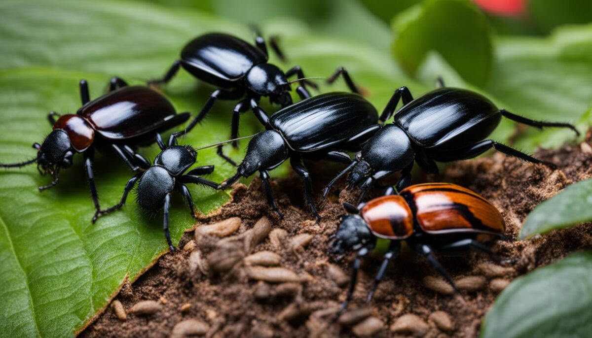 darkling beetles as tarantula food