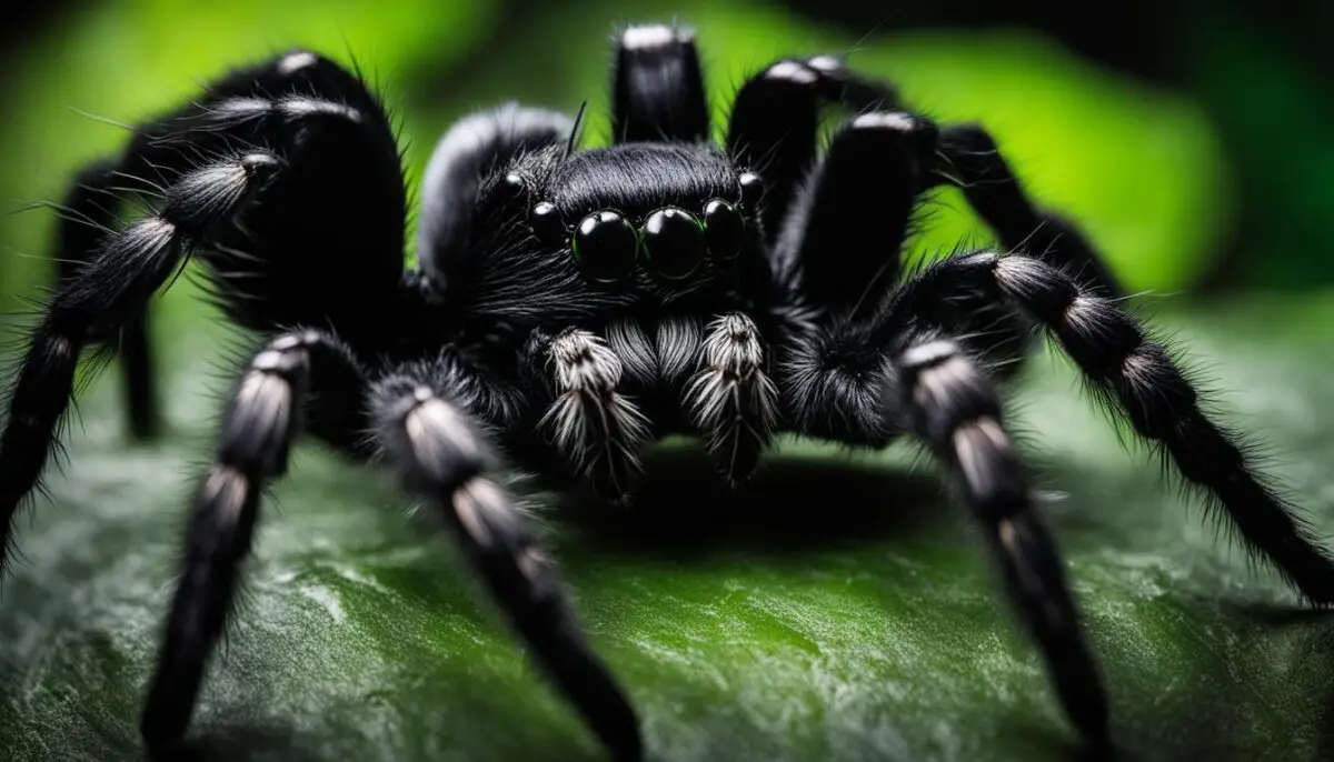 highly venomous tarantula