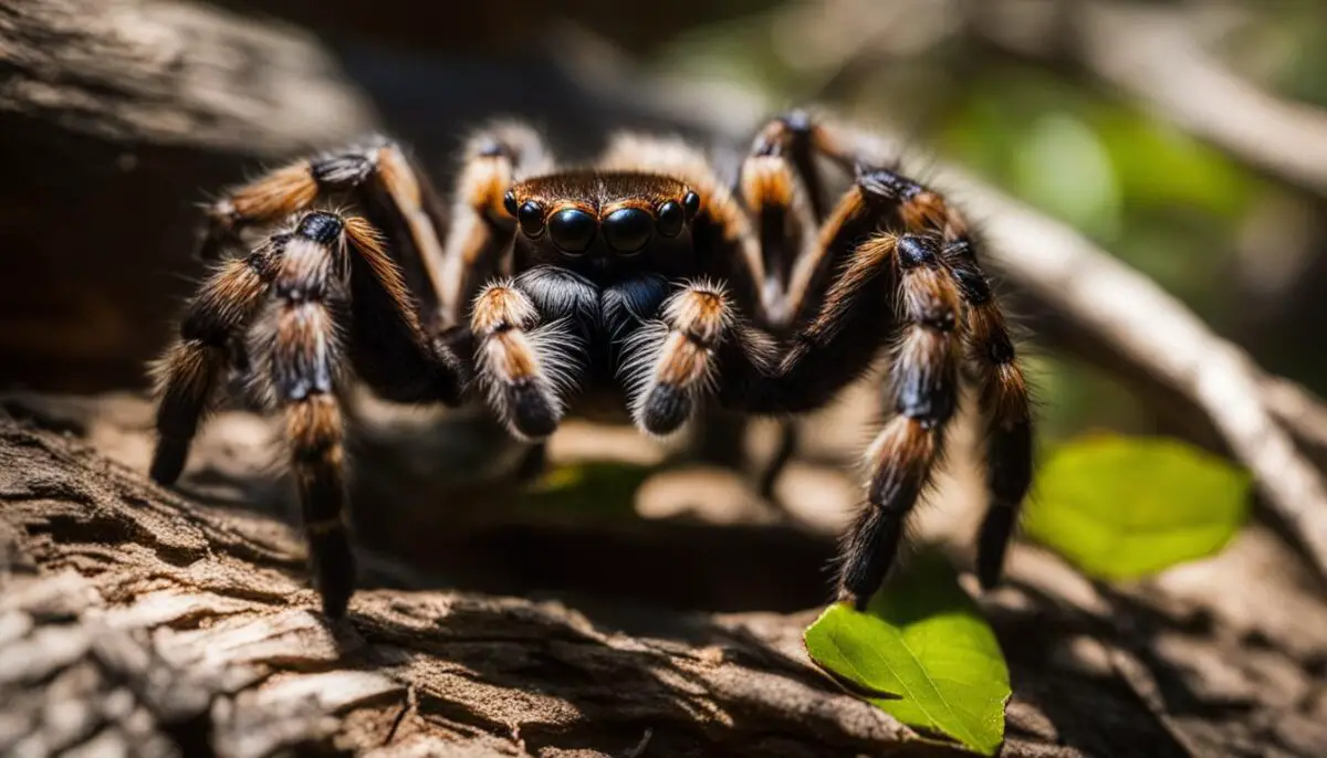 large female tarantula