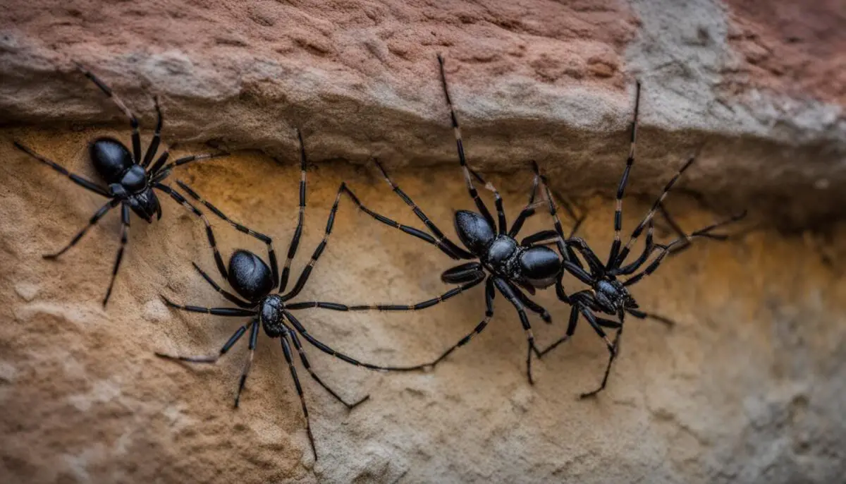 movement of six-legged spiders
