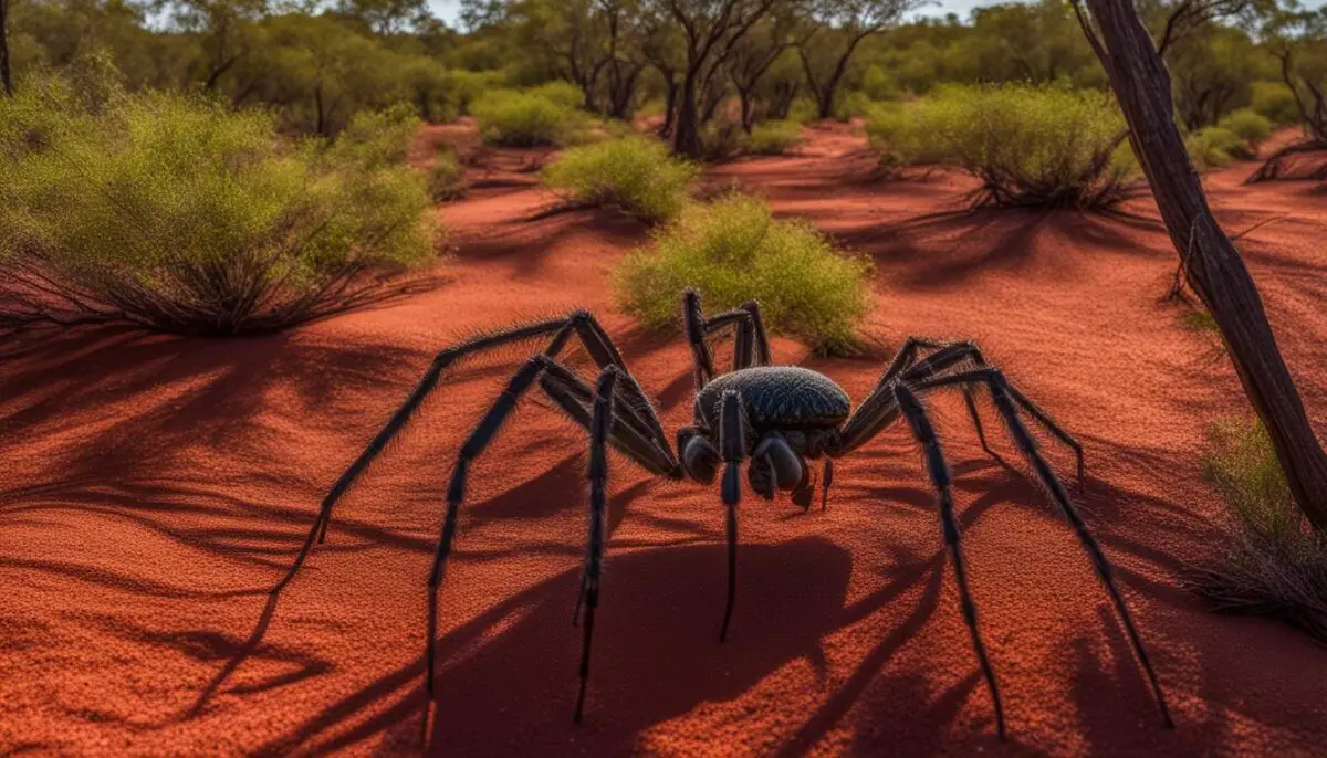 spider habitats in australia
