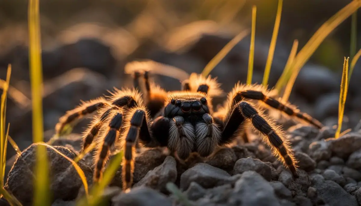tarantula in its habitat