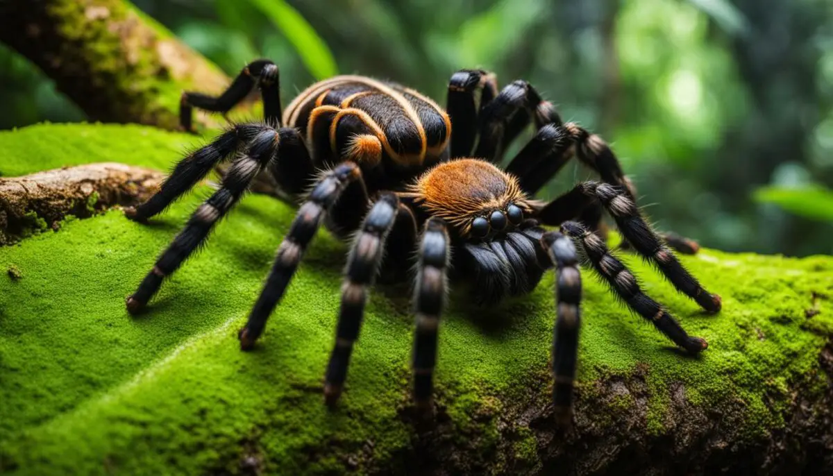 tarantula in natural habitat
