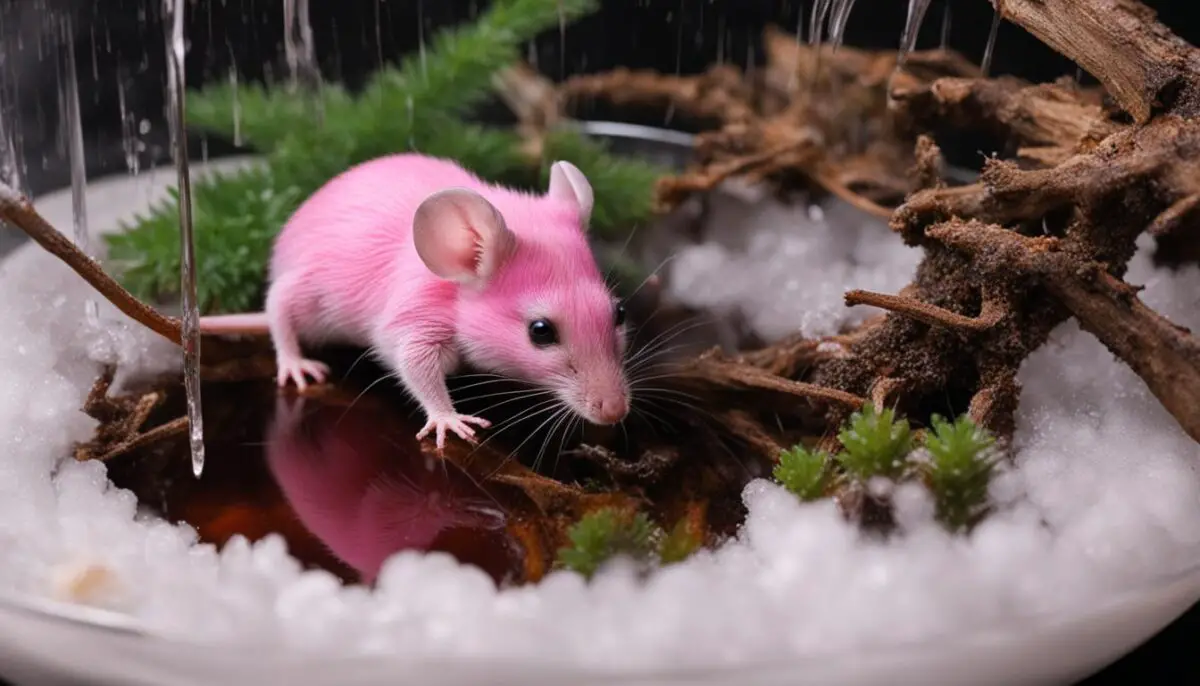 thawing pinky mouse