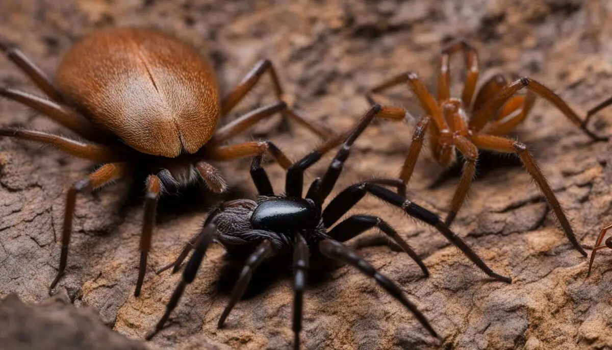 trapdoor spiders vs. brown recluse spiders