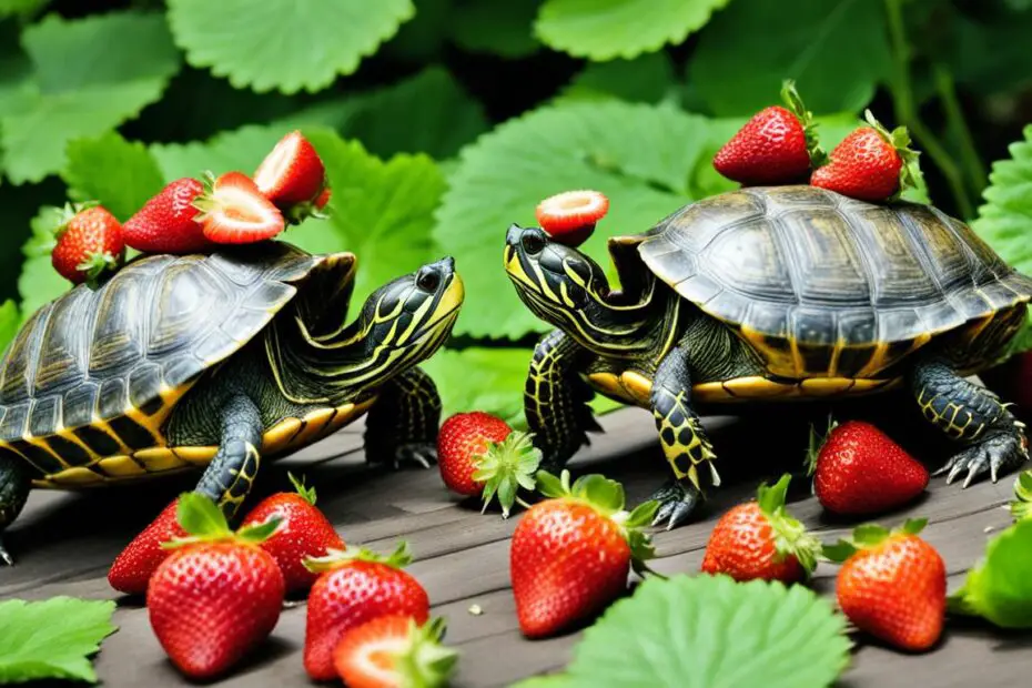 can red-eared sliders eat strawberries