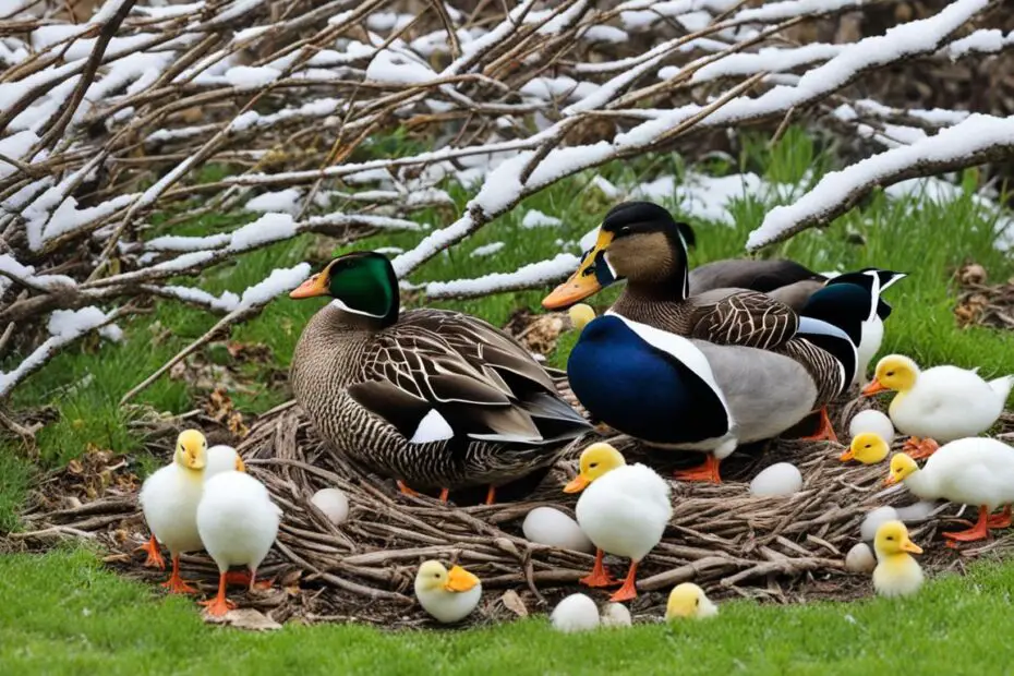 do ducks lay eggs all year round