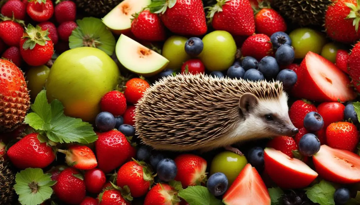 hedgehog-friendly fruit options
