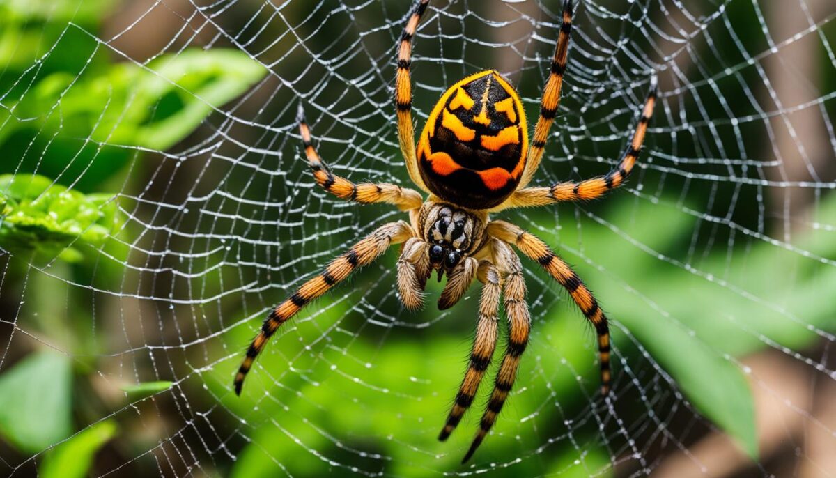 natural pest control with garden spiders