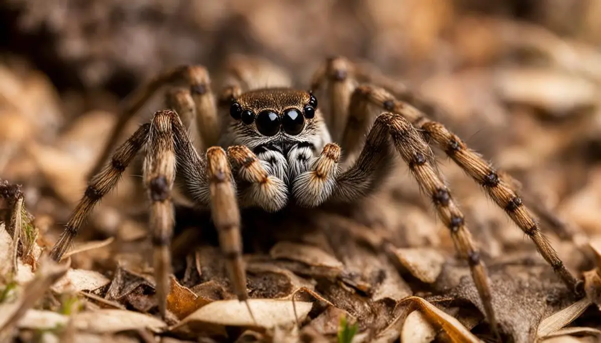 typical habitats of wolf spiders