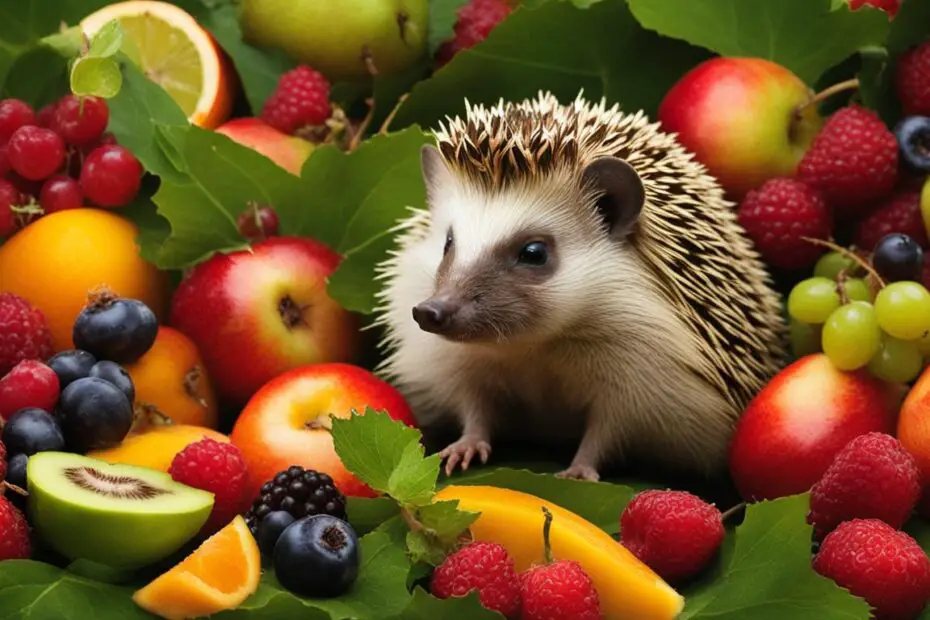 what fruit can hedgehogs eat