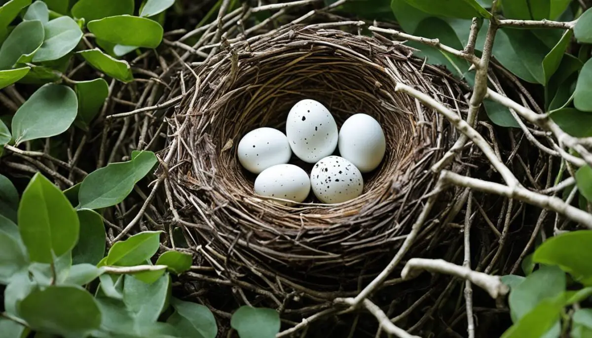 white bird eggs