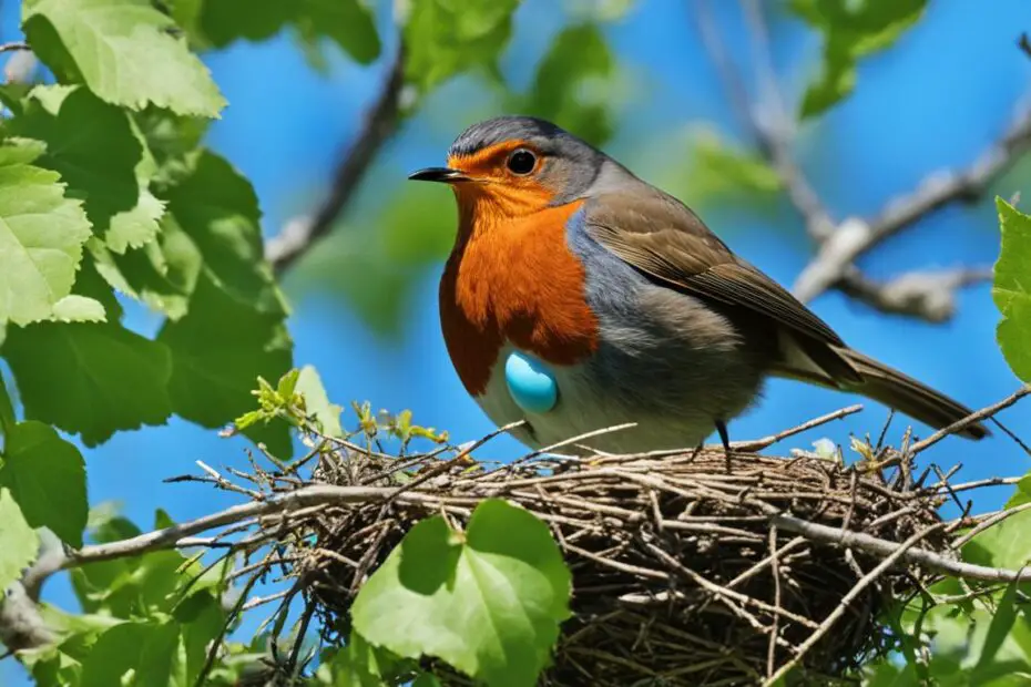 what month do robins lay eggs
