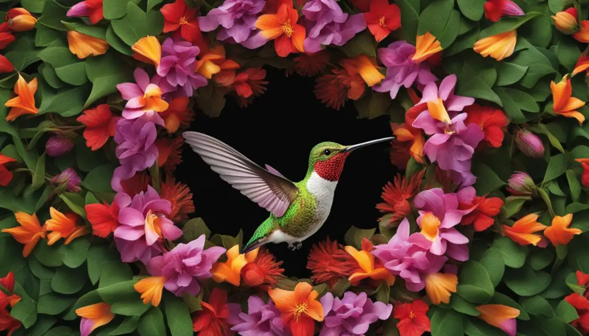 hummingbird nest camouflage