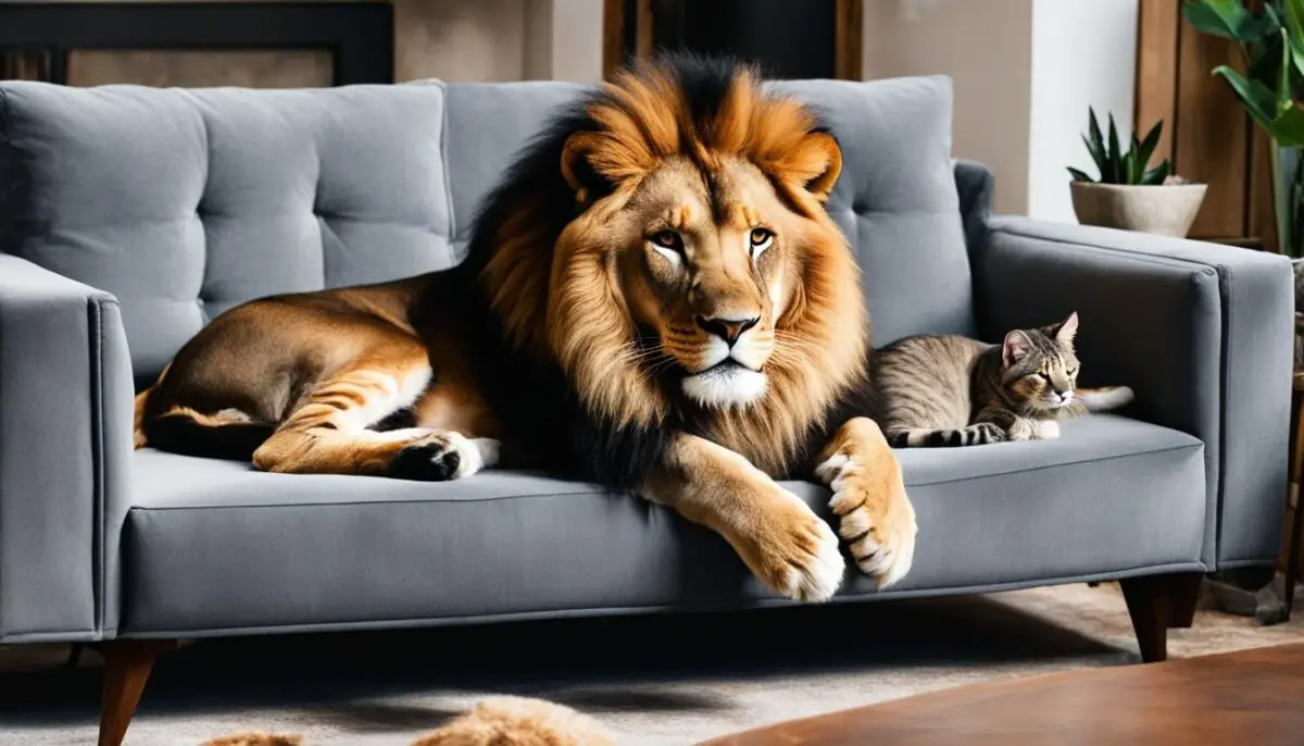 lion behavior in domestication