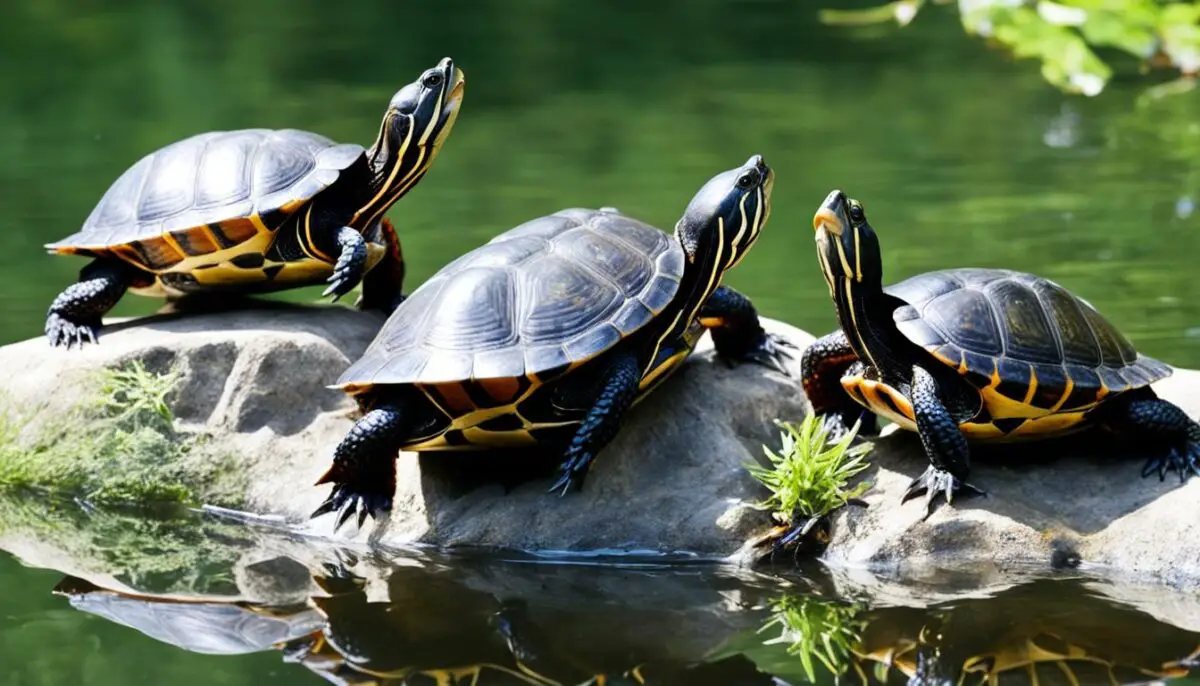 painted turtles behavior